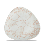 Studio Prints Kintsugi Coral Lotus Plate 7" x12 Studio Prints Kintsugi Coral Lotus Plate 7" x12