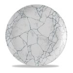 Studio Prints Kintsugi Pearl Grey Ev Coupe Plate 11.25" x12 Studio Prints Kintsugi Pearl Grey Ev Coupe Plate 11.25" x12