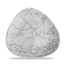 Studio Prints Kintsugi Pearl Grey Lotus Plate 10inch x12 Studio Prints Kintsugi Pearl Grey Lotus Plate 10inch x12