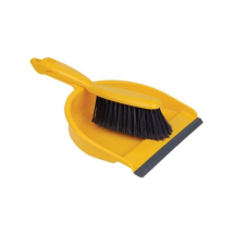 Dust Pan & Brush Yellow x 1