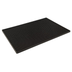Black Rubber Bar Mat 45x30cm 18x12"