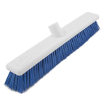 18"/45cm Blue Stiff Hygiene Broomhead T1 Screw Thread