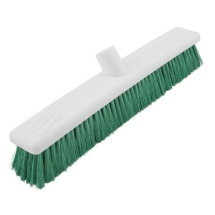 18inch/45cm Green Stiff Hygiene Broomhead T1 Screw Thread