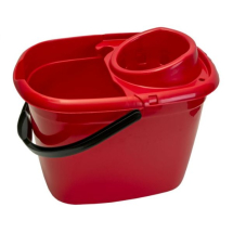 Great British Bucket & Wringer 14Lt Red