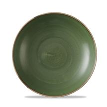 Stonecast Sorrel Green Evolve Coupe Bowl 9.75inch Box 12 Stonecast Sorrel Green Evolve Coupe Bowl 9.75inch Box 12