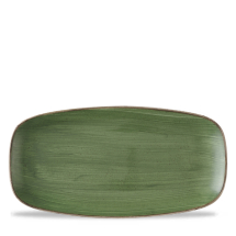 Stonecast Sorrel Green  Chefs Oblong Plate 11 3/4x6inch Box 12 Stonecast Sorrel Green  Chefs Oblong Plate 11 3/4x6inch Box 12