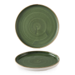 Stonecast Sorrel Green Walled Plate 10 2/8" Box 6