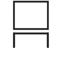 Black Luxor Metal GN1/2 Riser 32.5 x 26.5 x 17cm x1 Black Luxor Metal GN1/2 Riser 32.5 x 26.5 x 17cm x1