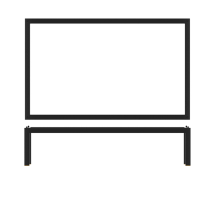 Black Luxor Metal GN1/1 Riser 53 x 32.5 x 12cm x1 Black Luxor Metal GN1/1 Riser 53 x 32.5 x 12cm x1