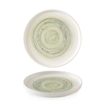 Elements Fern  Walled Plate 8.25" Box 6 Elements Fern  Walled Plate 8.25" Box 6