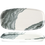 Tide Black Oblong Chefs Plates 12 5/8x7 1/4" Box 6 Tide Black Oblong Chefs Plates 12 5/8x7 1/4" Box 6