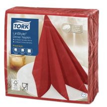 Linstyle Airlaid Red Napkins 39cm x600